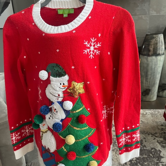 Cutest 🎄☃️cuddly ugly Christmas sweater 🎄☃️size small ☃️❄️🎄 - Picture 14 of 14
